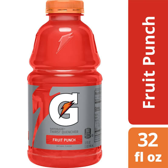 Gatorade thirsty quencher fruit punch 