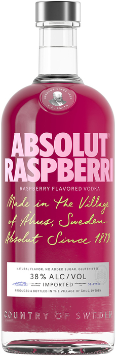 Absolut vodka Raspberry 
