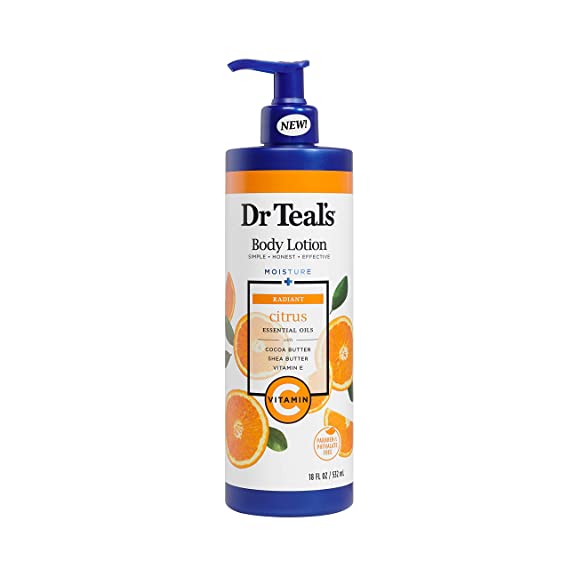 Dr Teals body lotion glow and radiance citrus 532ml