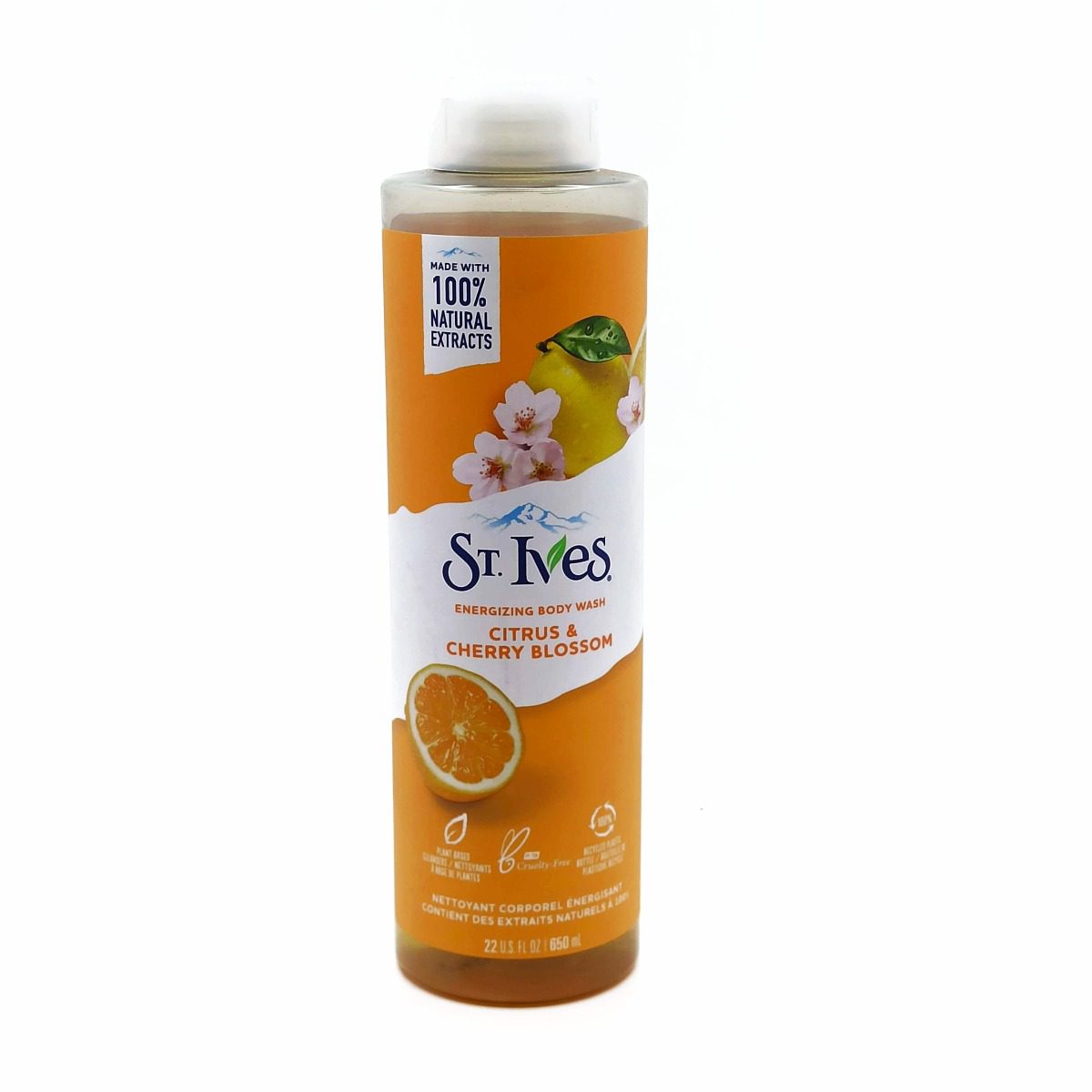 St Ives exfoliating body wash citrus and cherry blossom 