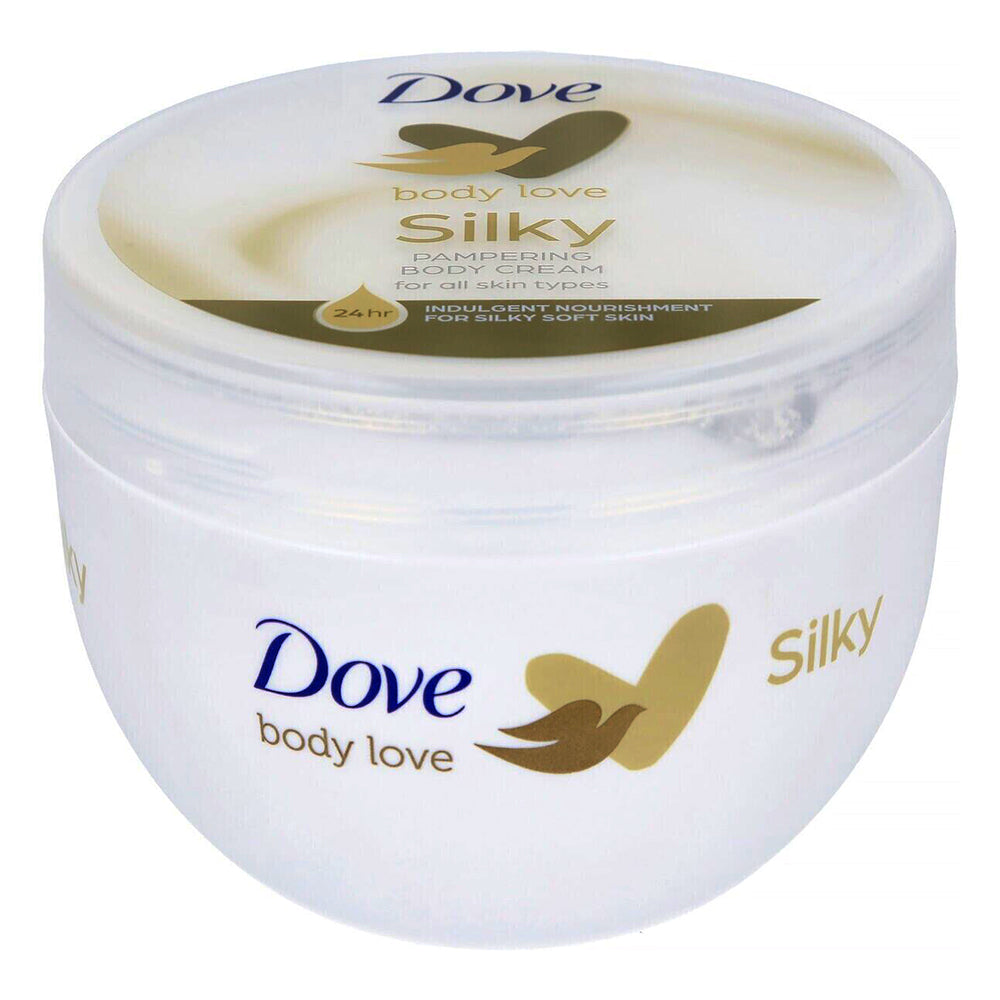 Dove body love silky 