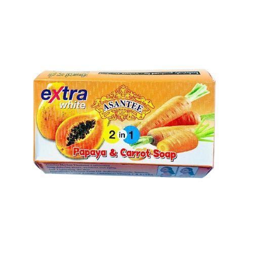 Extra white Asatee 2 in 1papaya and carrot soap 