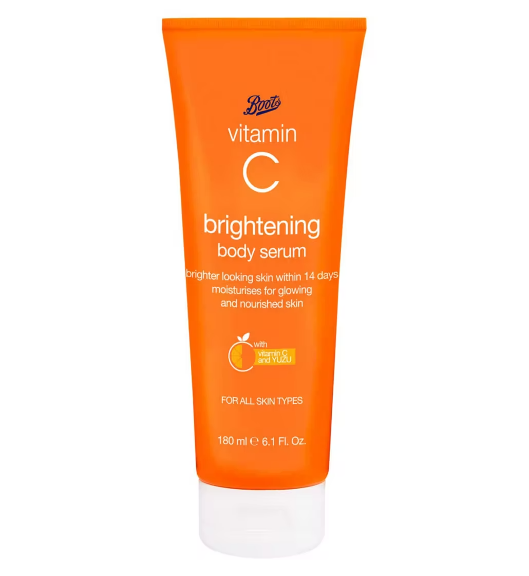 Boots vitamin c brightening body serum 