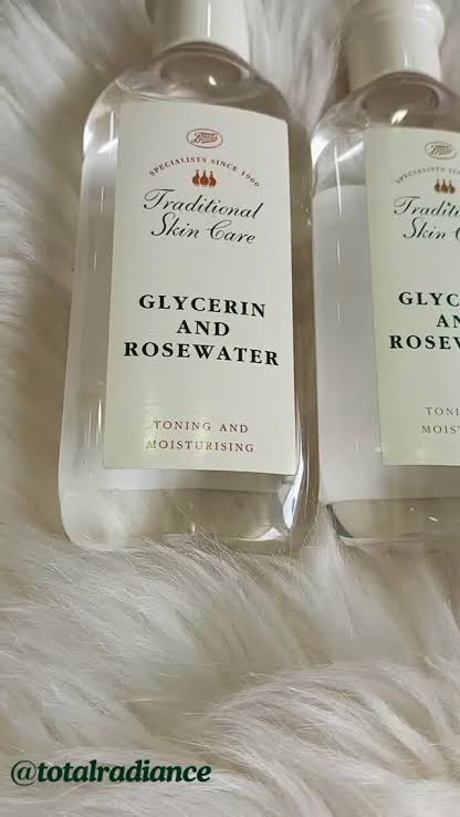 Boots traditional glycerine and rose water