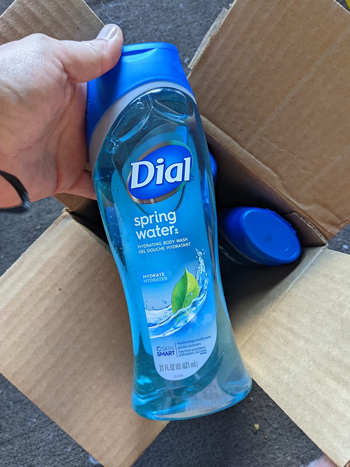 Dial spring water hydrating body wash 