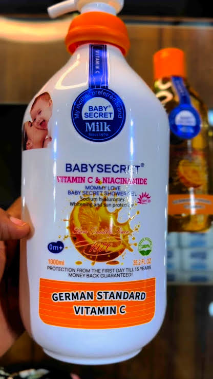 Baby secret vitamin c and niacinamide shower gel 1000ml