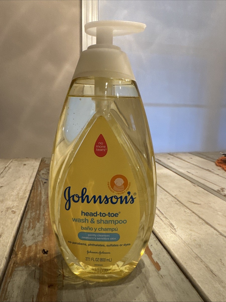 Johnson's head to toe wash and shampoo 
