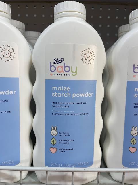 Boots baby maize starch powder 500g