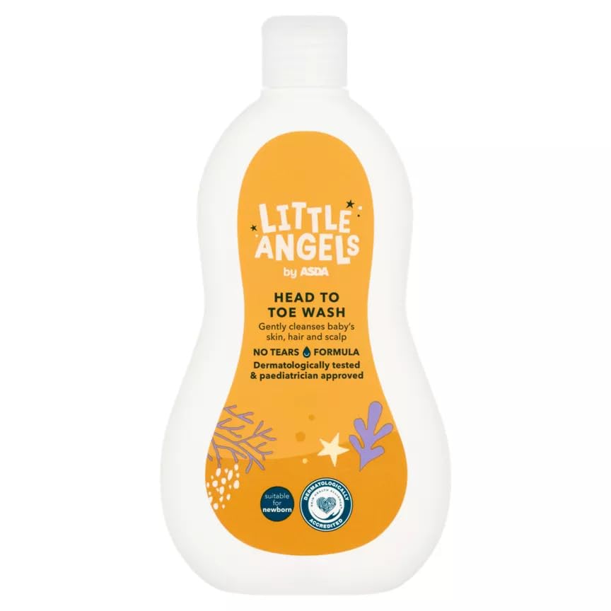 Little angels by asda baby head to toe wash 500ml