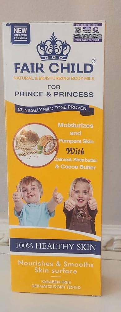 New innovative formular fair child natural moisture body milk 400ml
