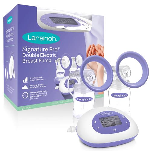 Lansinoh signature pro double electric breast pumping 