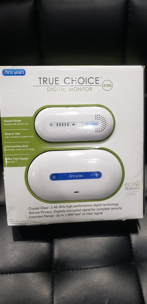 First years true choice digital monitor 