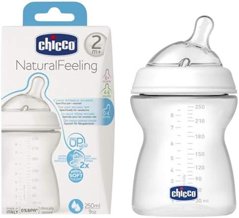 Chicco natural feeding bottle 2m+