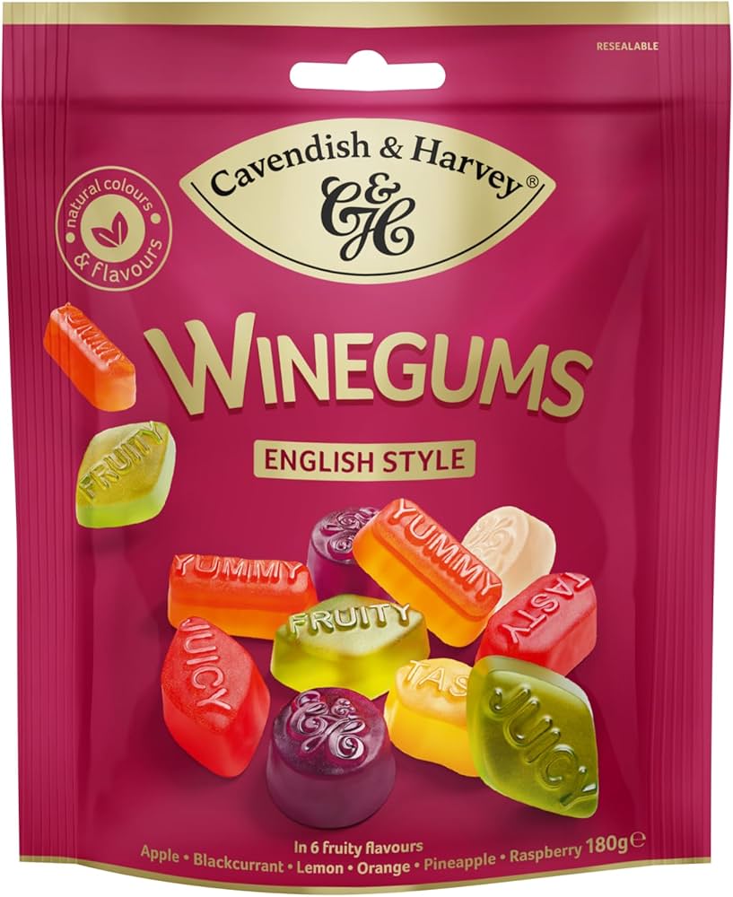 Cavendish and Harvey wine gum English style 
