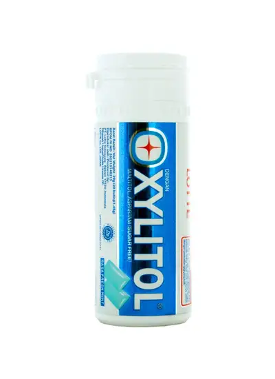 Xylitol chewing gum fresh mint