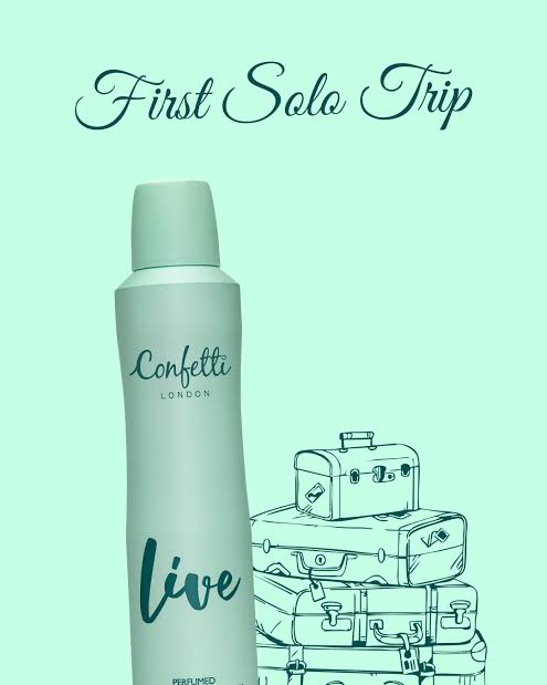 Confetti London Live perfumed deodorant body spray 