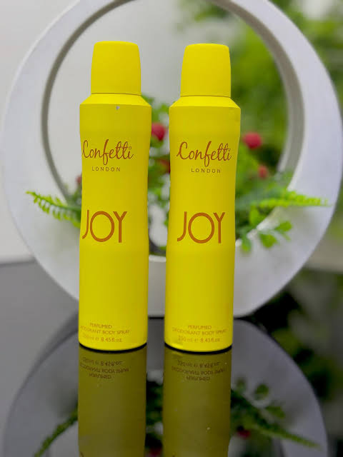 Confetti London Joy perfumed deodorant body spray 