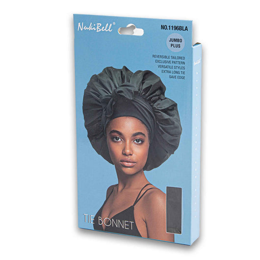 Nuki bell tie hair bonnet jumbo 