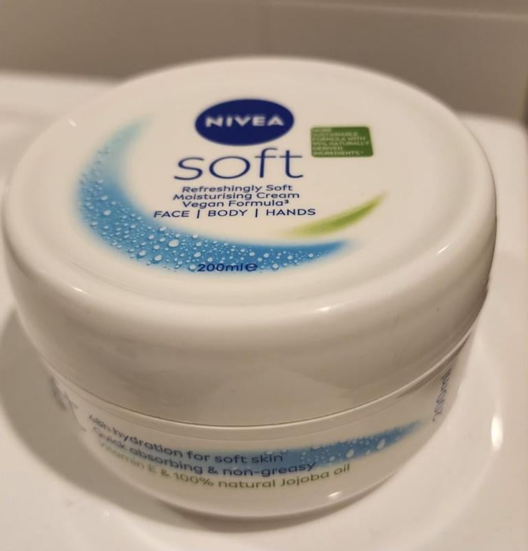 Nivea Soft Moisturizing Cream for Face, Hand and Body 
