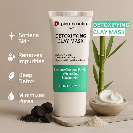 Pierre cardin Paris Best Bamboo charcoal Powder Detoxifying Clay Mask