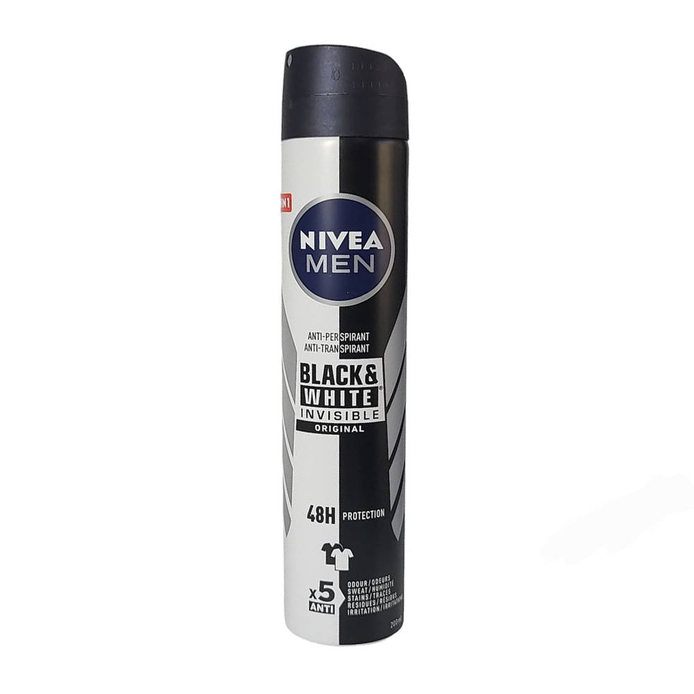 Nivea Men Black and White Invisible Original Antiperspirant Spray 