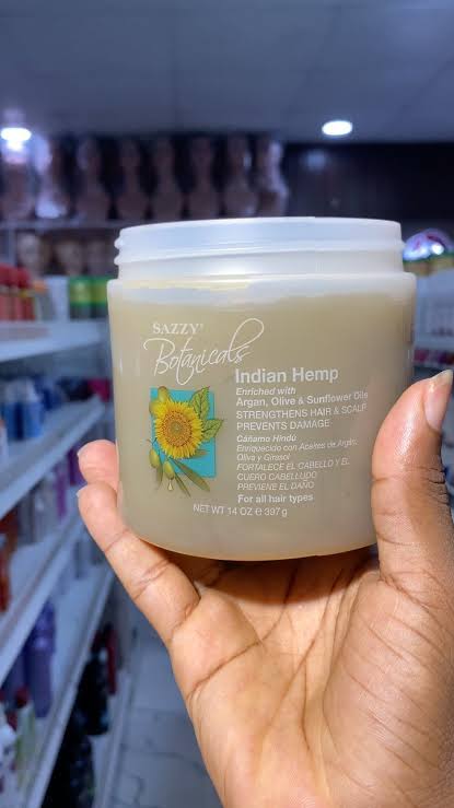 Sazzy Botanical India Hemp Enrich with Argan, Oliver and Sunflower Oils l