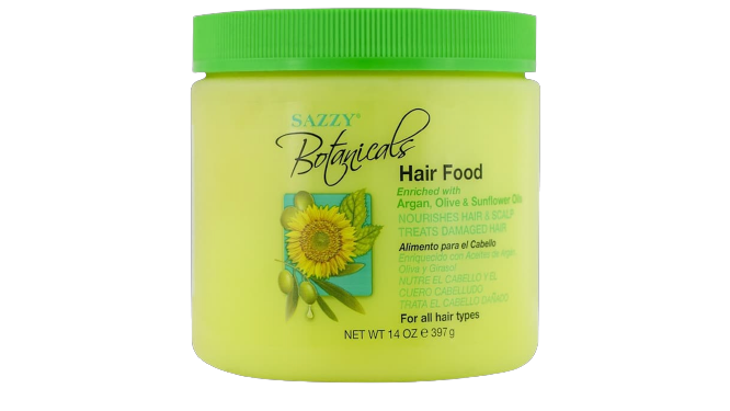 Sazzy Botanical Hair Food Enrich with Argan, Olive, and Sunflower Oils 