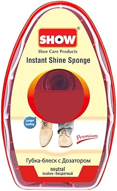 Show Neutral Express Instant Shine Leather Polish Sponge 