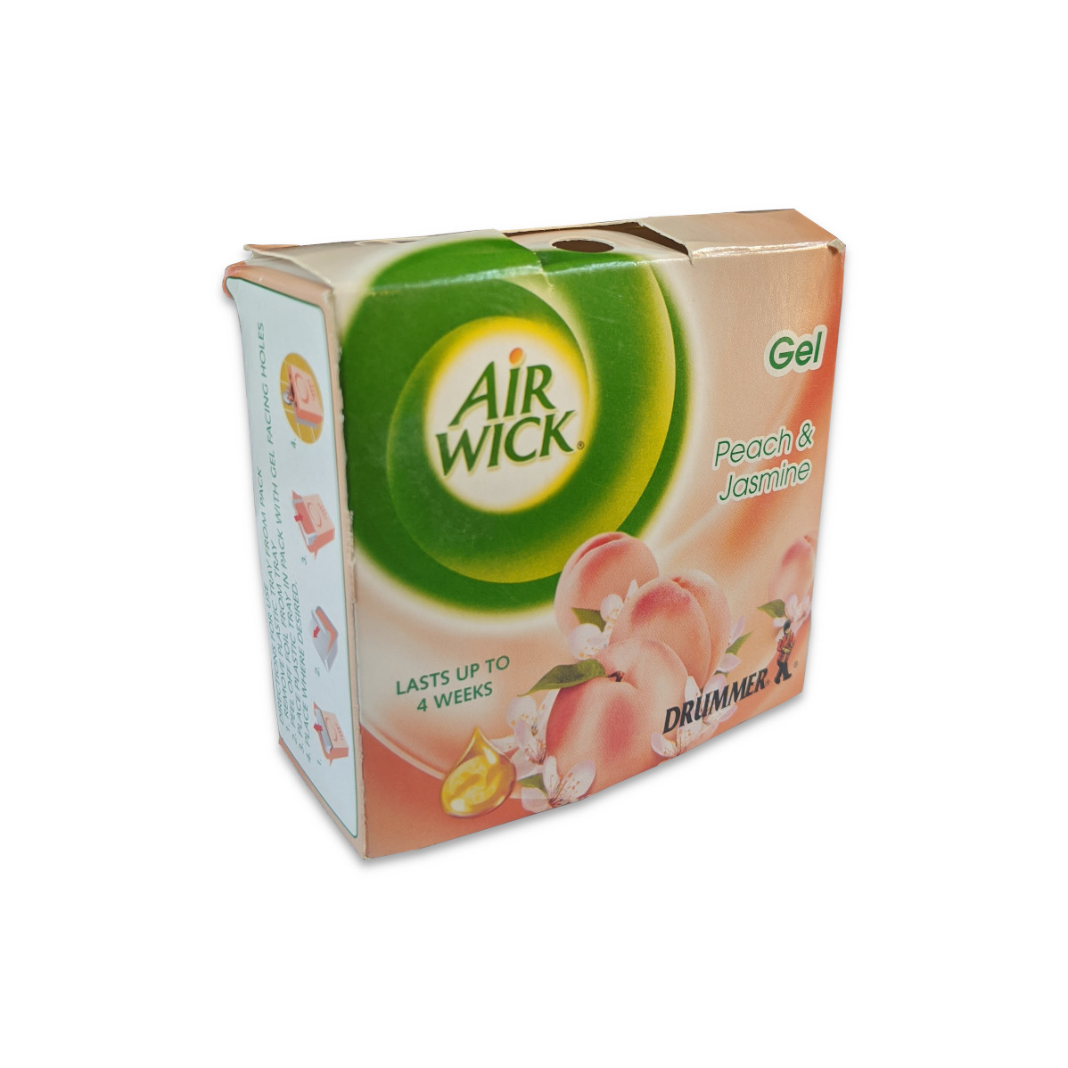 Airwick Drummer Gel Peach & Jasmine Air Freshener 