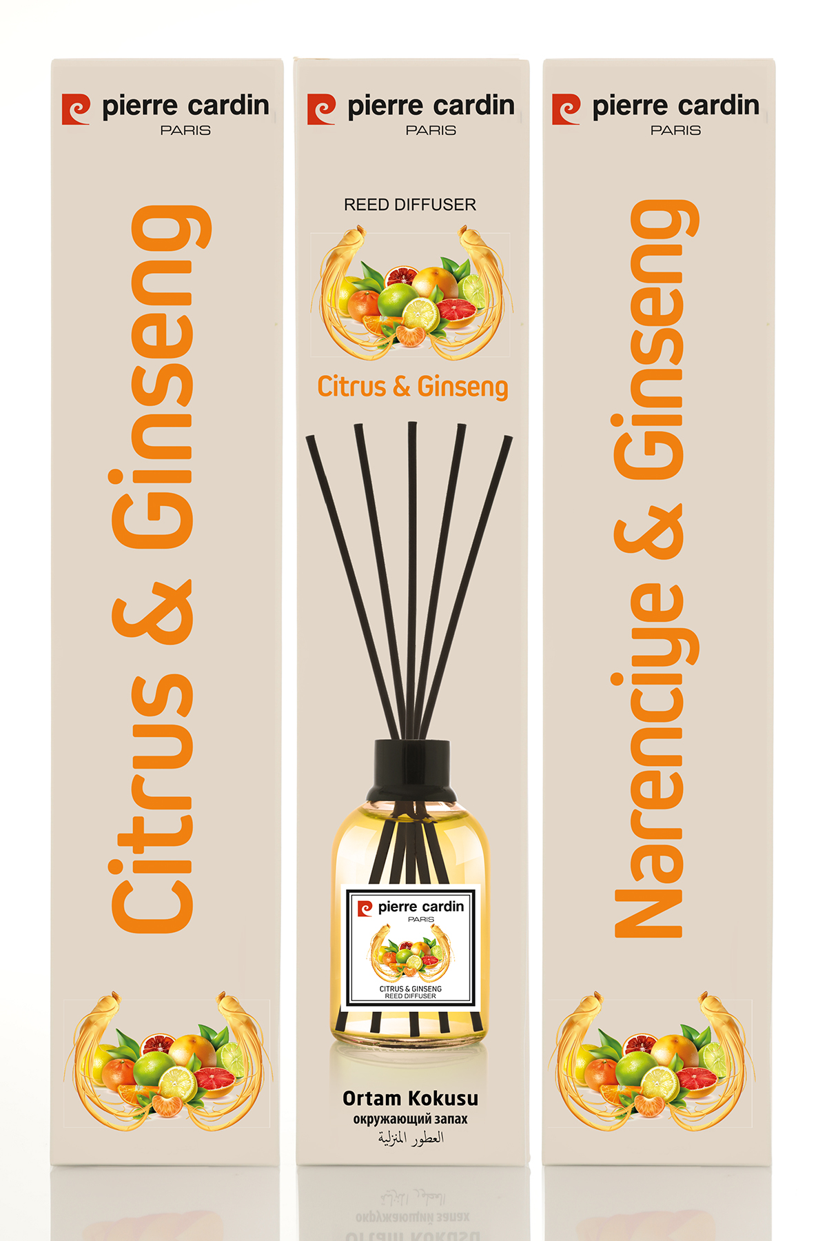 Pierre Cardin Reed Diffuser Citrus and Ginseng 