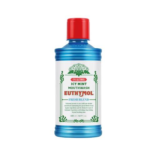 Euthymol Mouthwash Icy Mint Fresh Blend 500ml