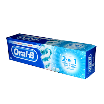 Oral B Toothpaste Cooling Mint 2 in 1