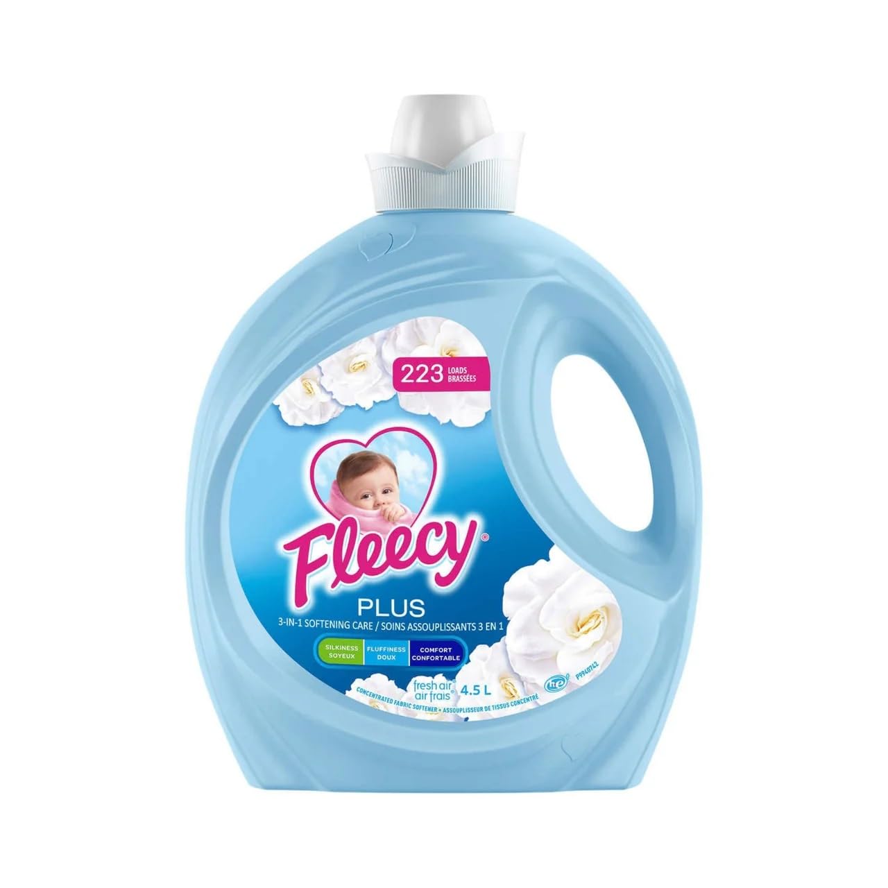 Fleecy Fabric Softener Wash loads 223 4.5L