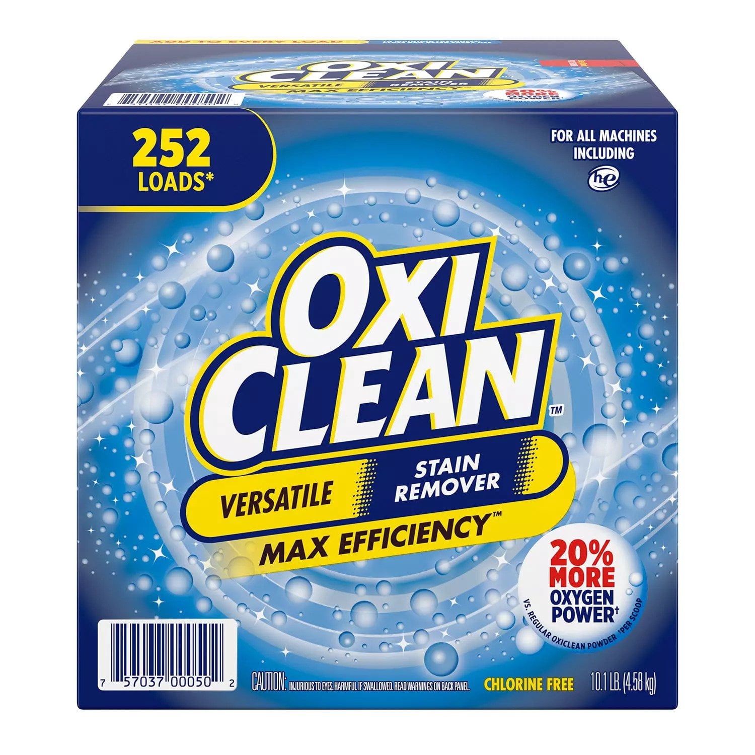 OxiClean Max Efficiency Stain Remover 252 Loads