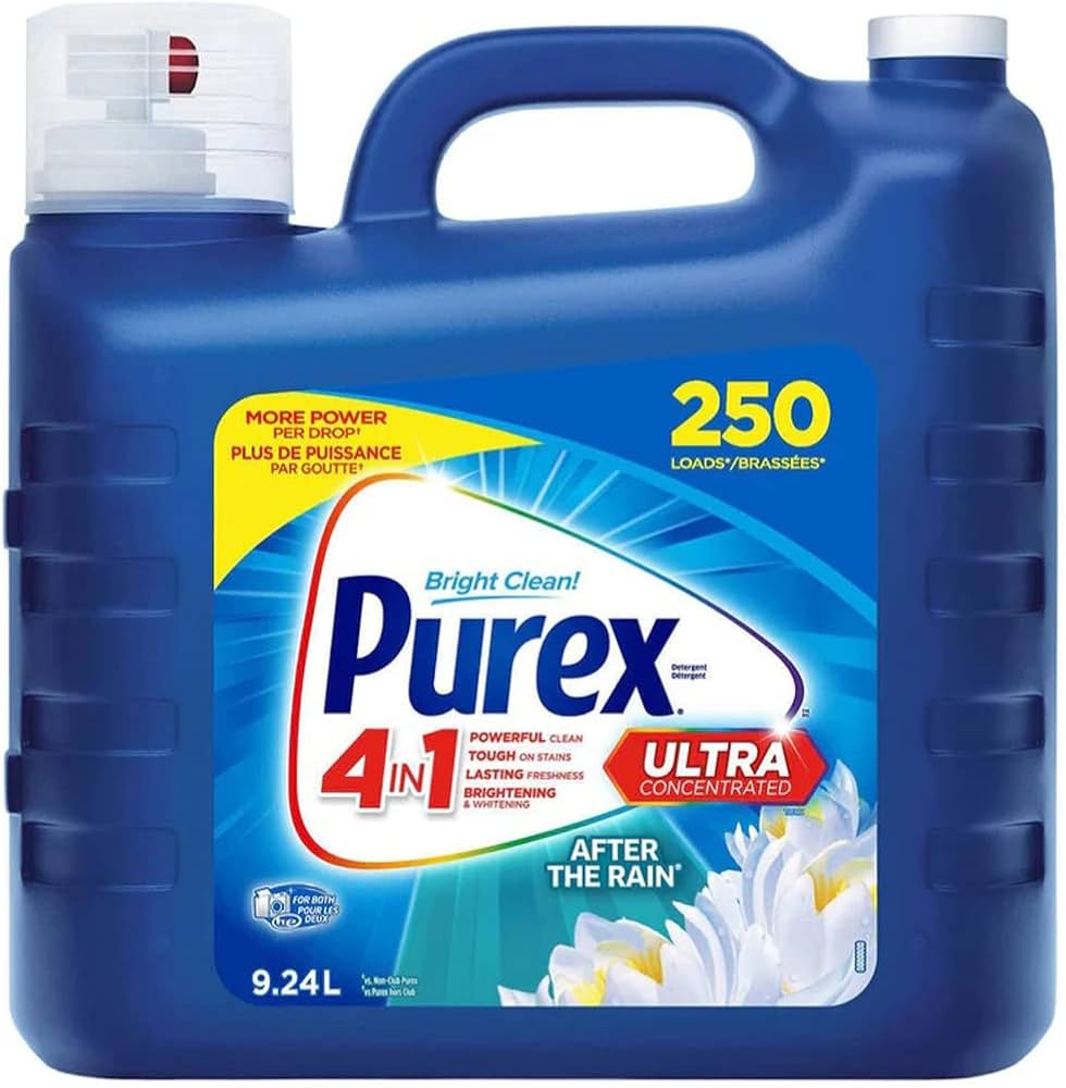 Purex 4 in 1 Ultra Concentrated Liquid Laundry Detergent 9.24L 