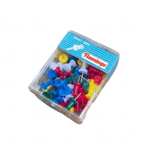Flamingo Push Pin x 100