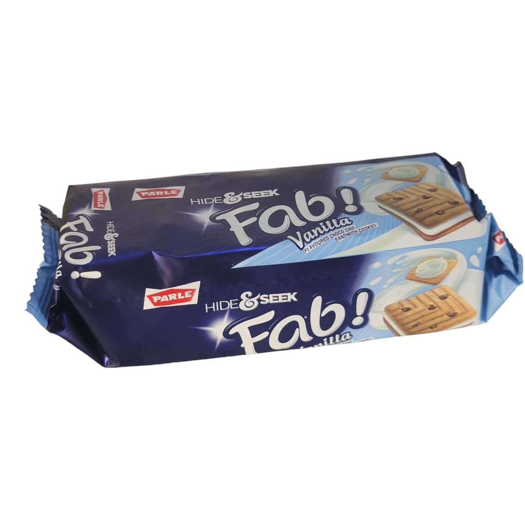 Parle Hide and Seek Fab Vanilla Sandwich Cookies 