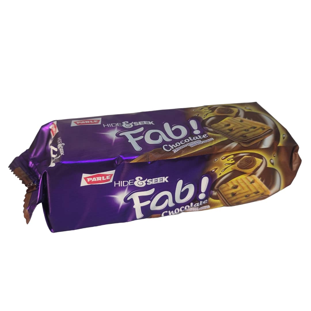 Parle Hide and Seek Fab chocolate Sandwich Cookies 