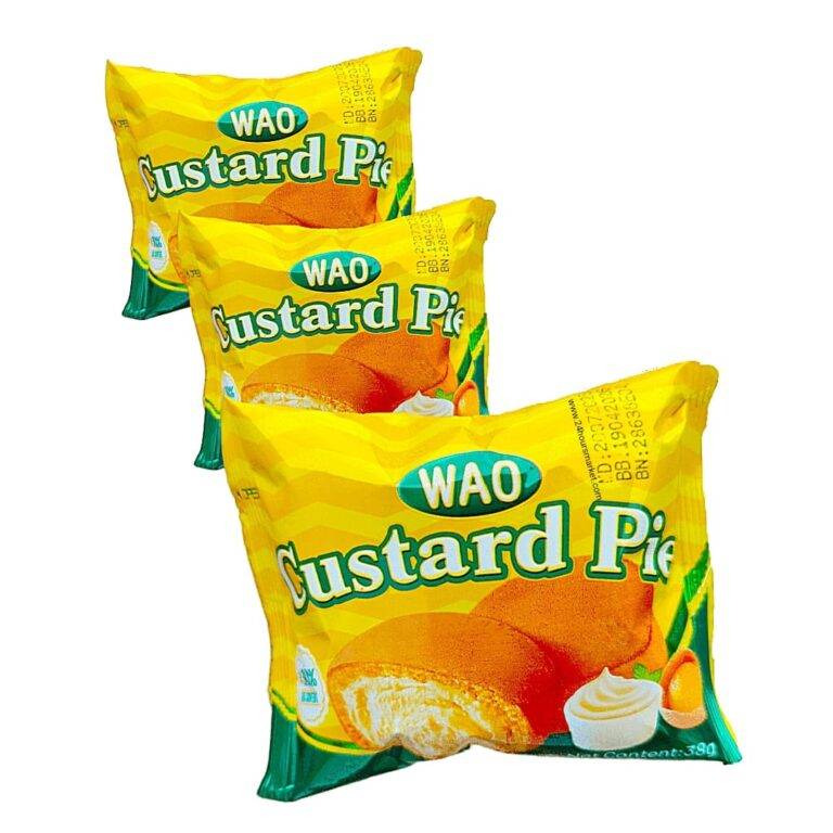 Wao Custard Pie - 10pcs 38g
