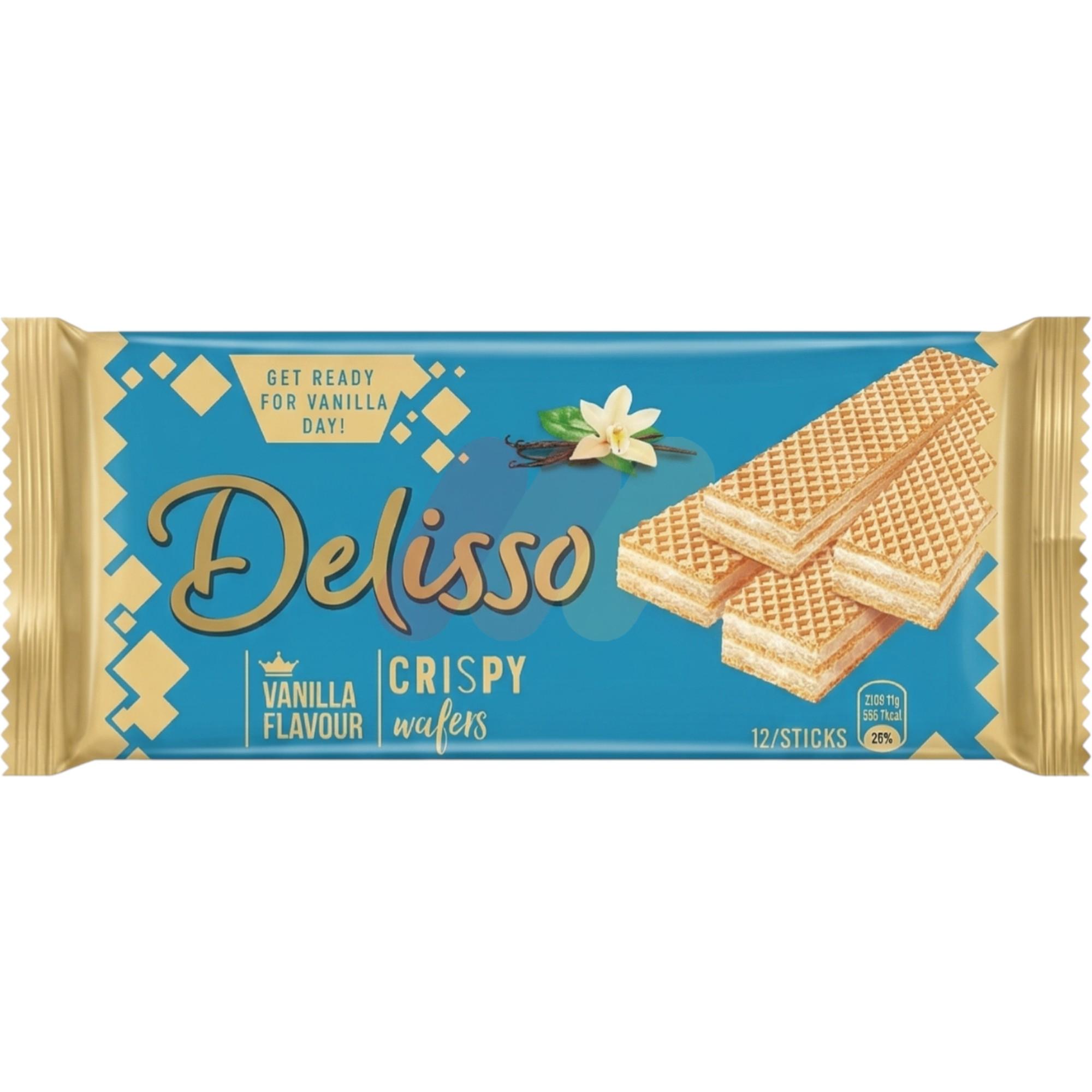 Delisso vanilla Cream Flavoured Crispy wafers 