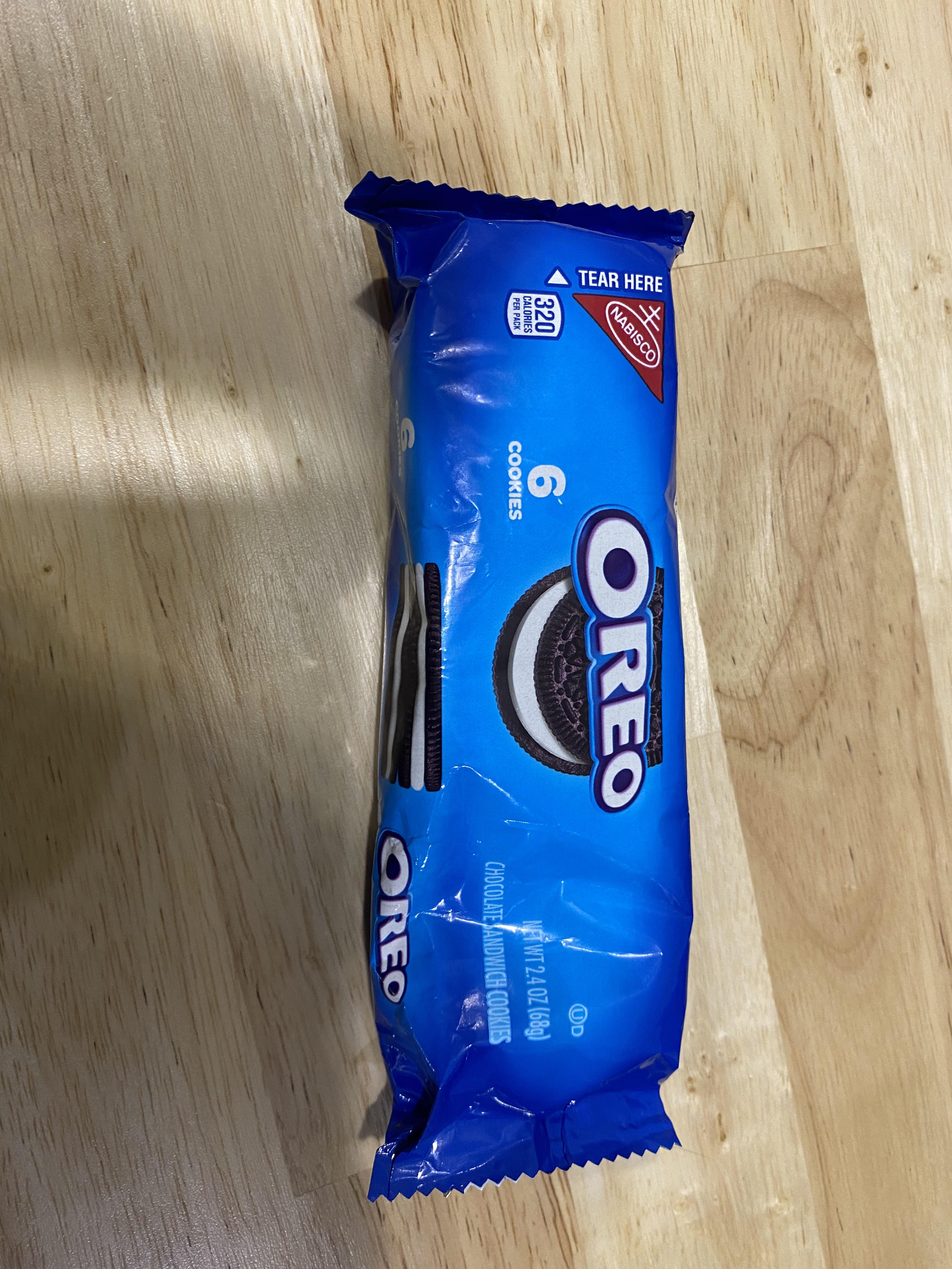 Nabisco oreo cookies