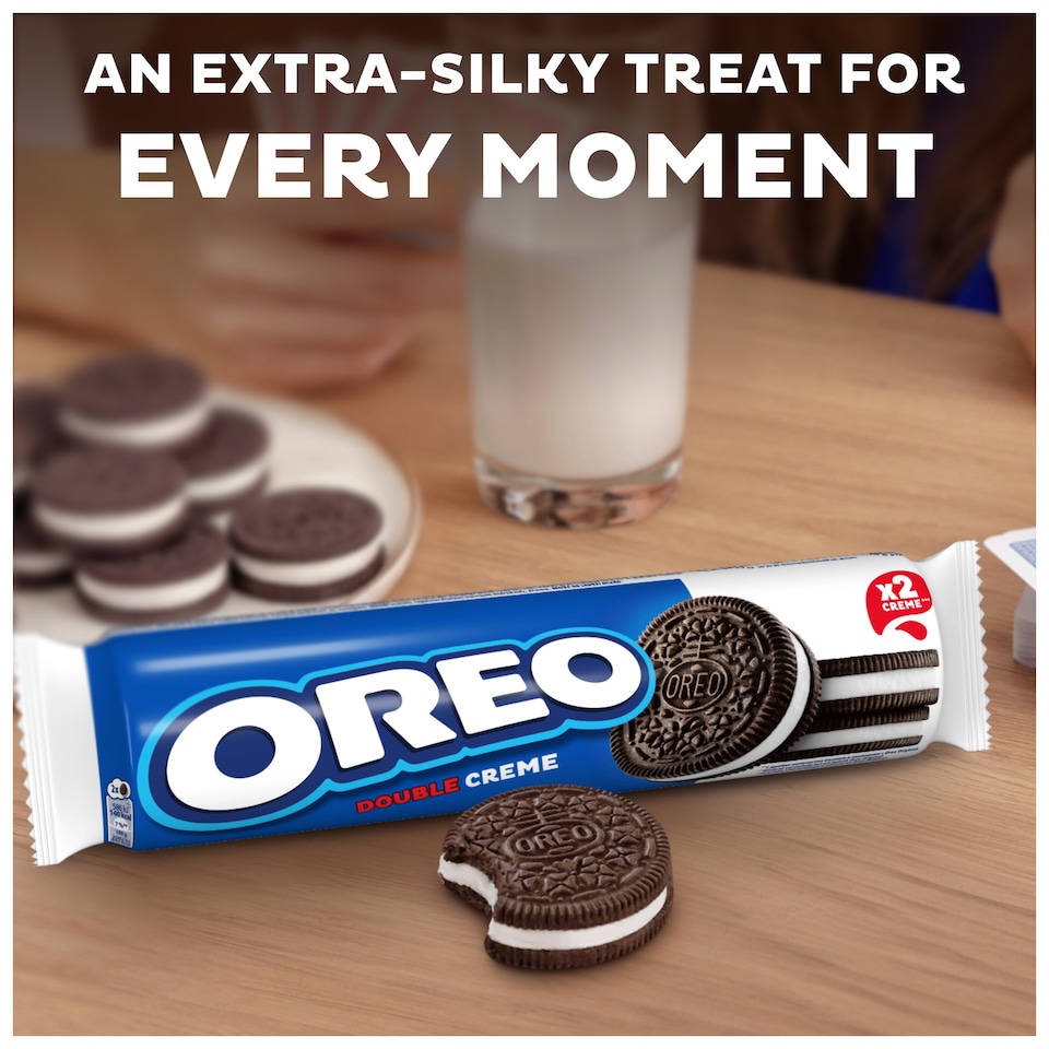 Oreo Double Cream Chocolate Sandwich Biscuits 