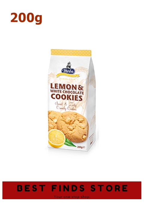 MERBA Lemon and White Chocolate Cookies 