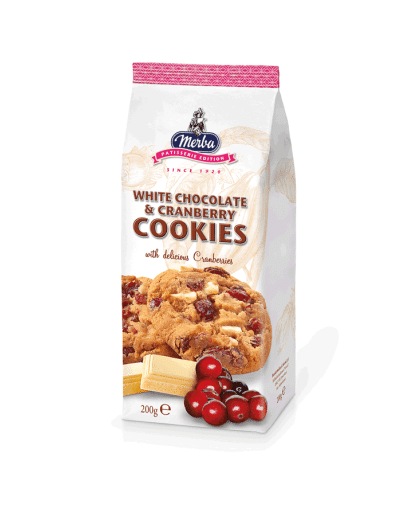 MERBA White Chocolate Cranberry Cookies 