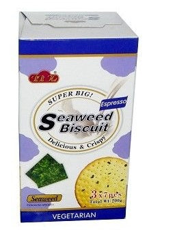 Super Big Expresso Seaweed Biscuits 200g