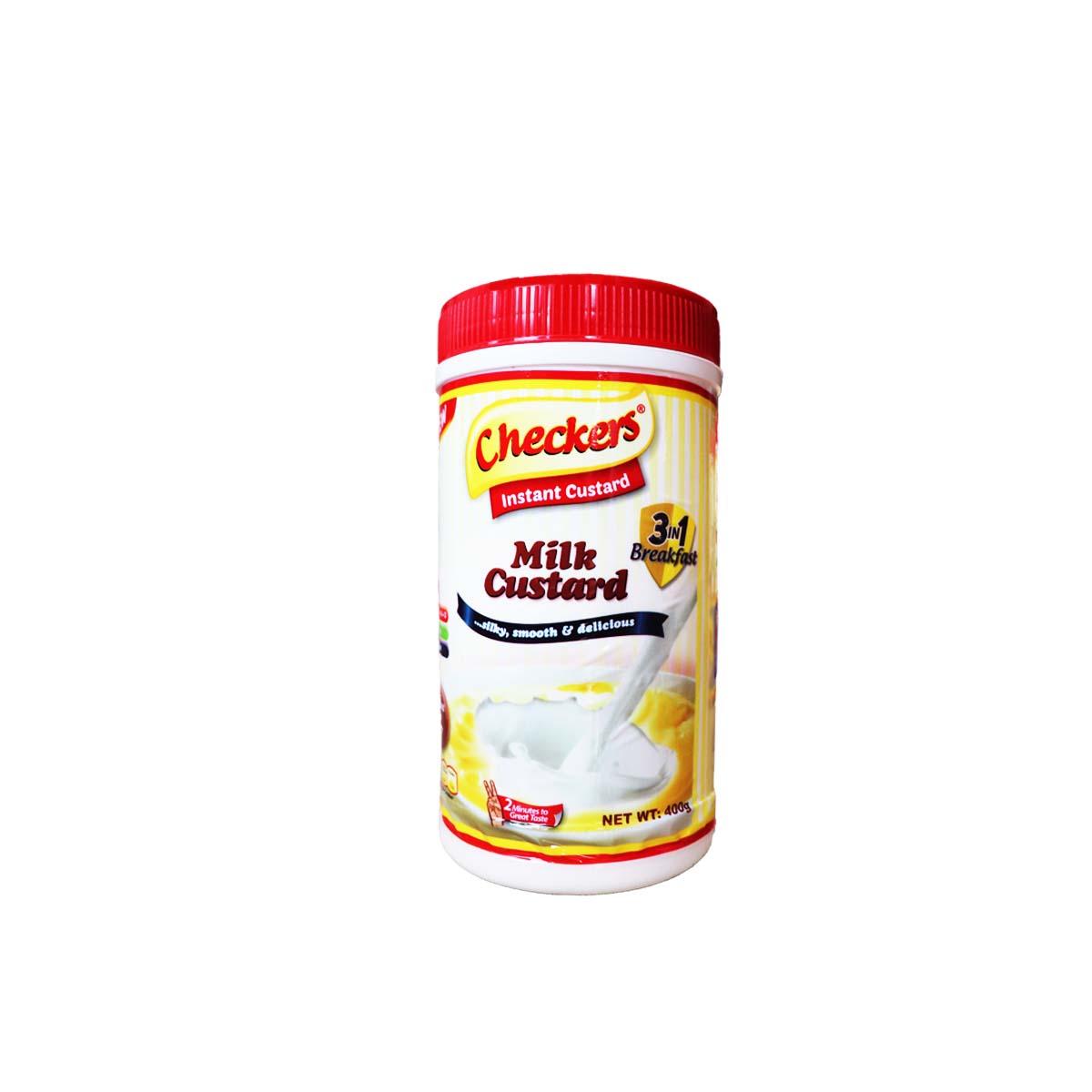 Checkers 3 in 1 Milk Custard Jar 400g