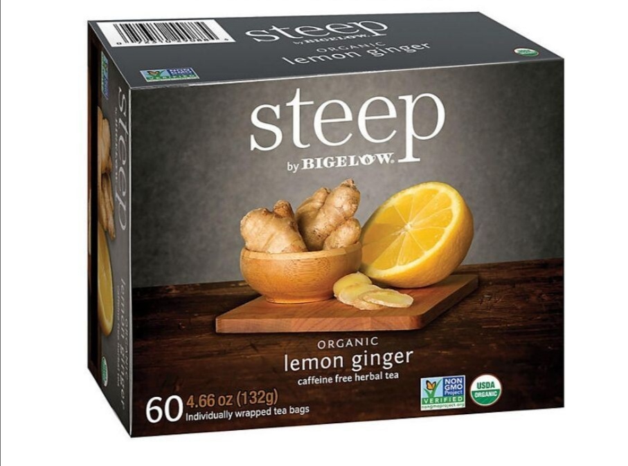 Bigelow Orangic Lemon Ginger Tea 60 tea bags 