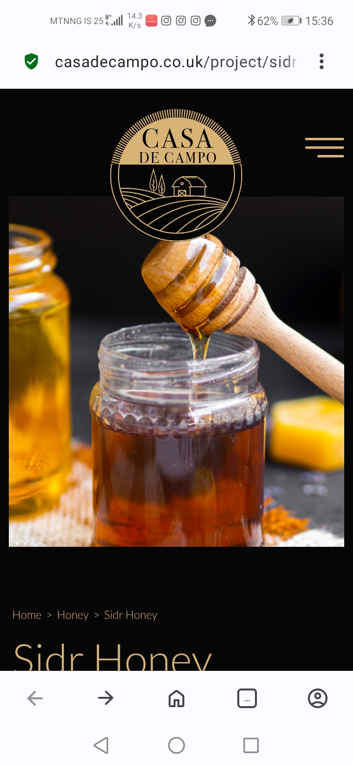 Casa de campo Sidr Honey 500g 
