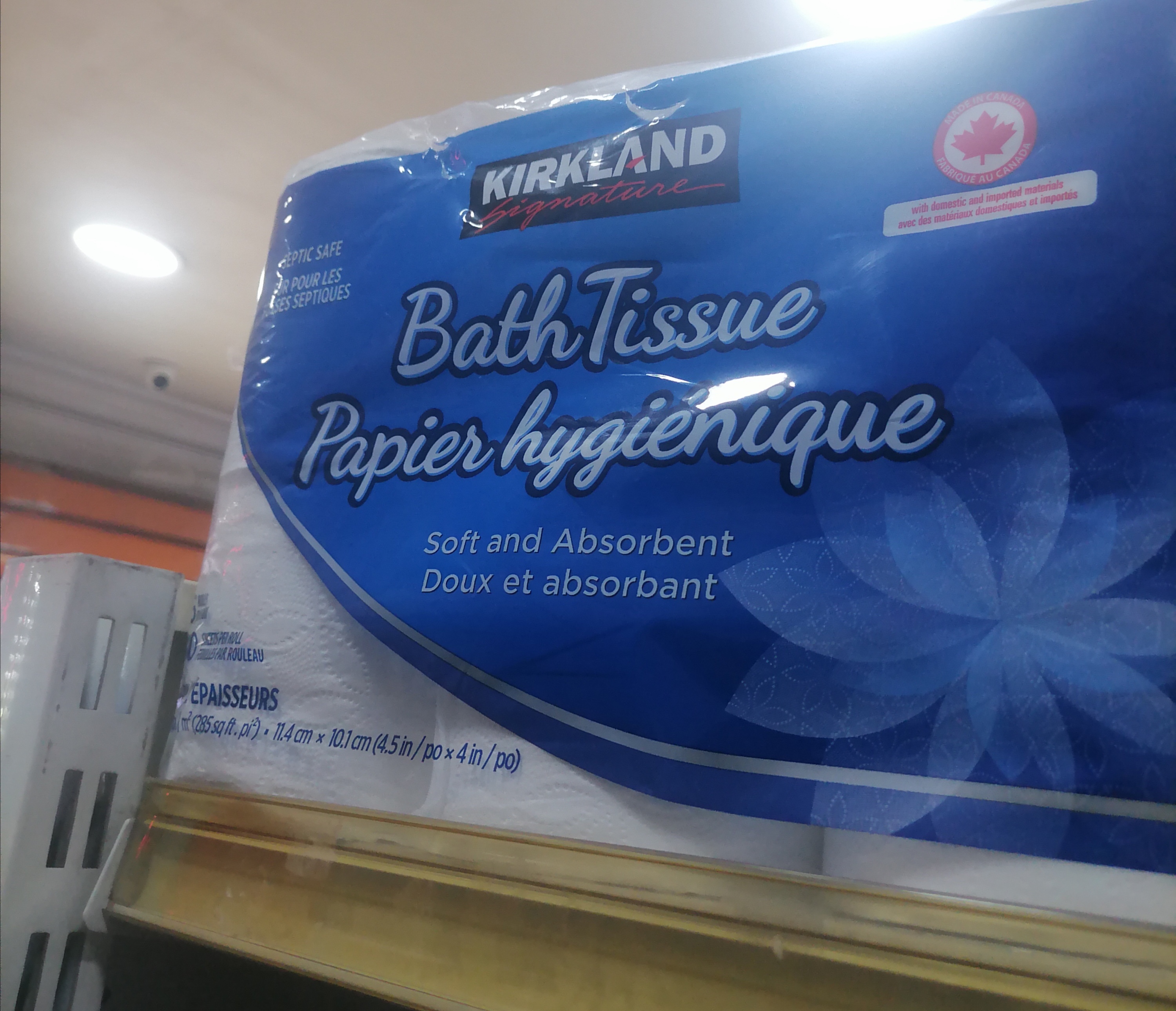 Kirkland Bath Tissue papier Hygienique