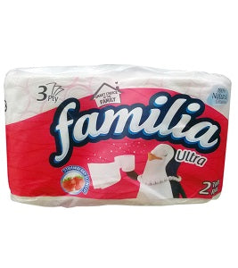 Familia Ultra Strawberry Scented 3-Ply 2 Rolls